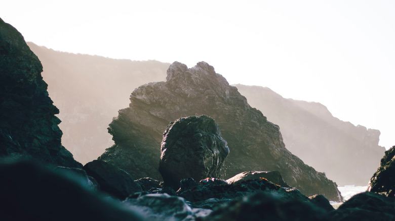Boulders at Jade Cove, Big Sur