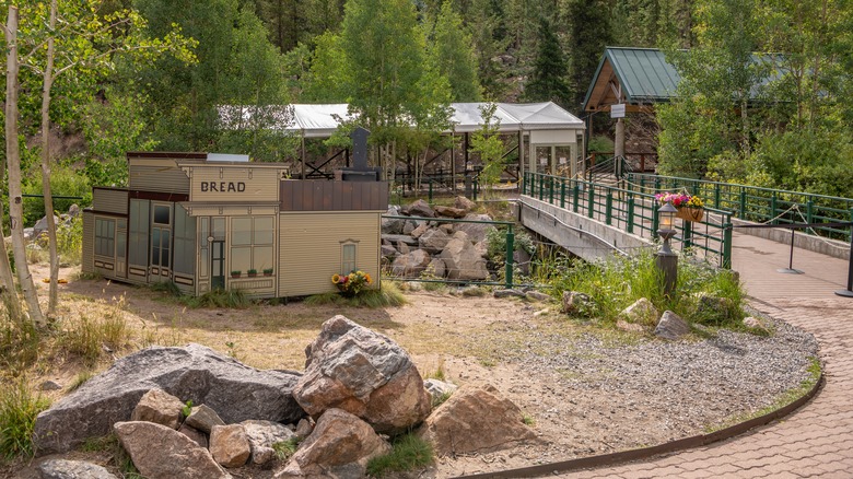 View of the grounds at the famous Georgetown Loop Railroad train ride