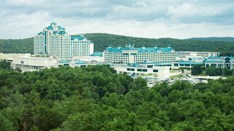 Foxwoods Resort Casino is surrounded by 2,000 acres of forest