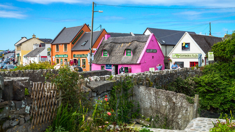 colorful houses of Doolin, Ireland