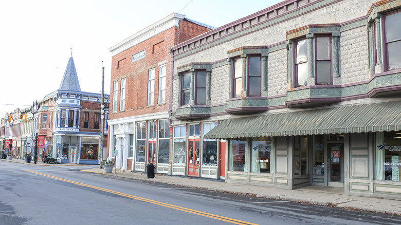 Main street in Georgetown, Ohio