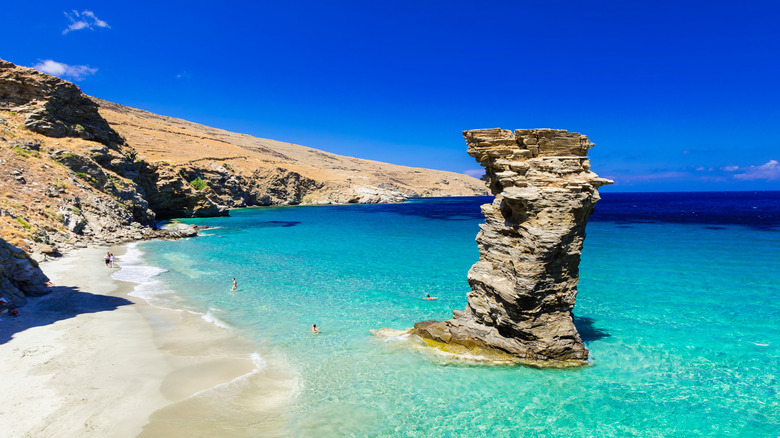 Tis Grias To Pidima beach Andros