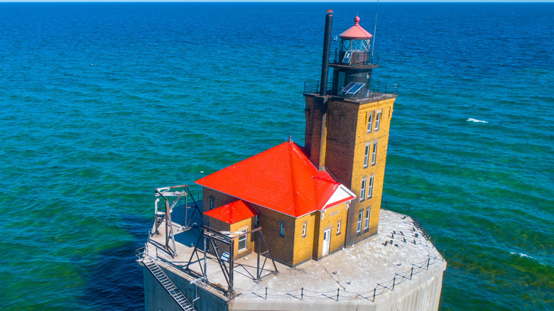 The offshore Port Austin reef lighthouse