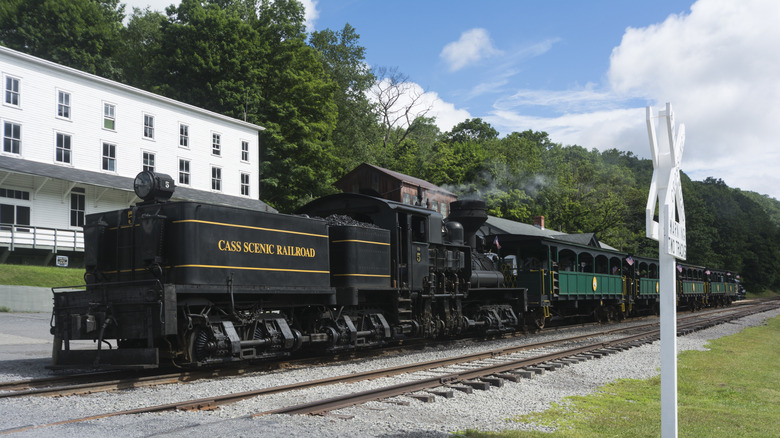 Cass, West Virginia's historic Cass Scenic Railroad