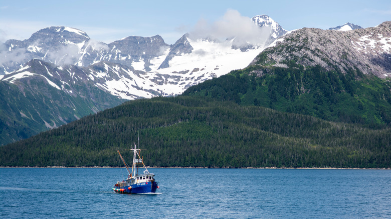 Fishing boat on Prince William Sound