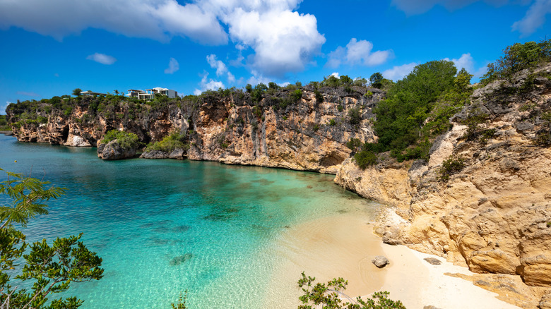 Little Bay Beach on the Caribbean island of Anguilla