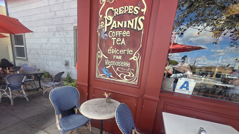 Al fresco seats at Cafe Madeleine in San Diego's South Park neighborhood