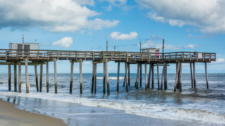 The fishing pier in Margate, NJ