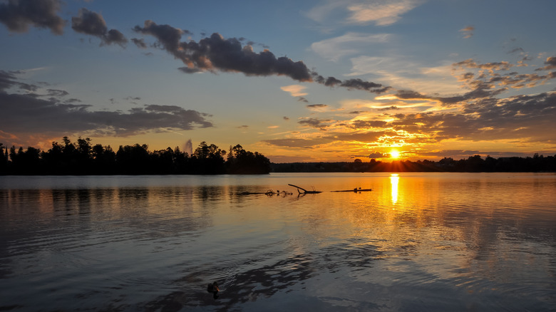 Sunset at Little Lake in Peterborough, Ontario