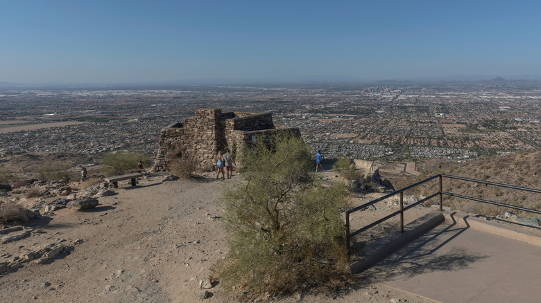 Dobbins Lookout, Phoenix, Arizona, a scenic observation point with an elevation of 2,330 feet
