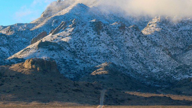 Little Florida Mountain Range near Deming, New Mexico.