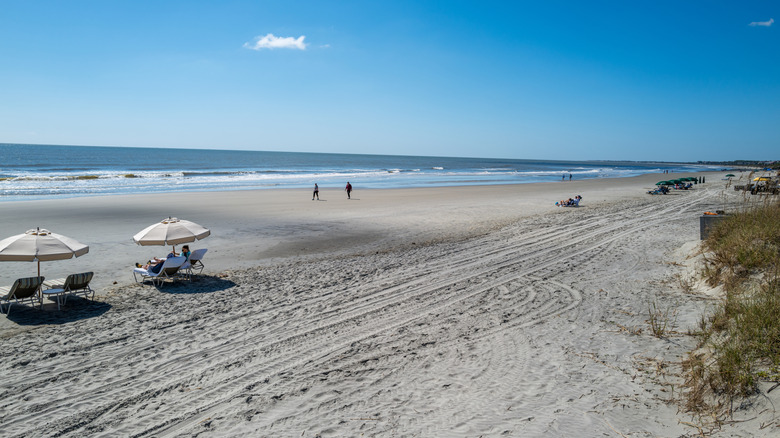 The view of Kiawah Island's beach