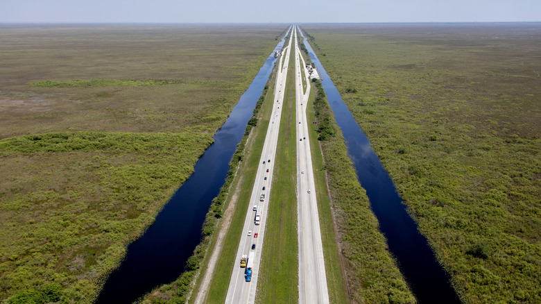 Aerial View of Alligator Alley