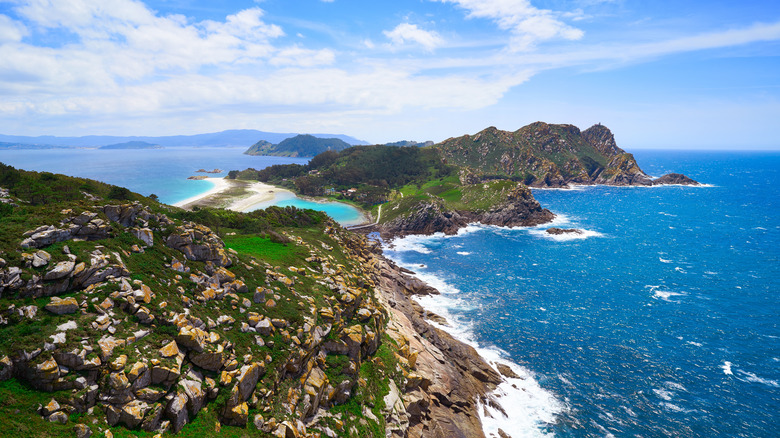 Alto do Principe high view point in Islas Cies