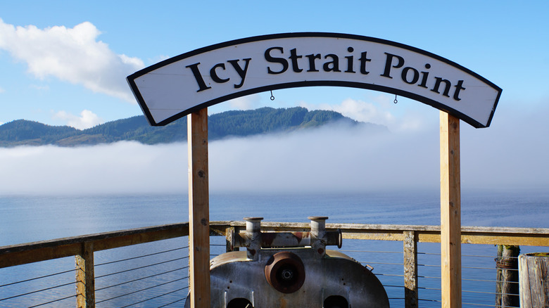 Icy Strait Point dock in Hoonah, Alaska