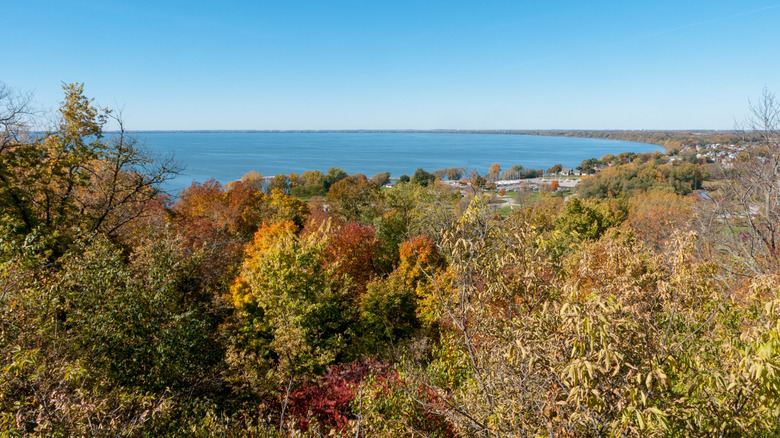 Lake Winnebago from High Cliff State Park