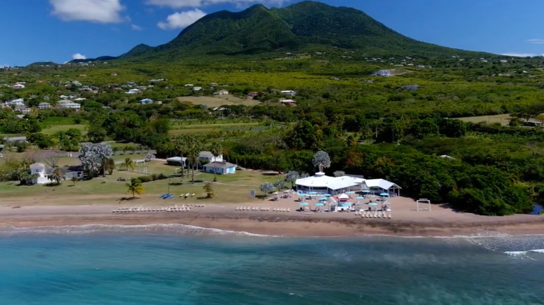 Chrishi Beach Club on Cade's Bay in Nevis, Saint Kitts and Nevis