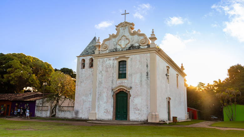 Paróquia Nossa Senhora da Pena in the historic center of Porto Seguro, Brazil