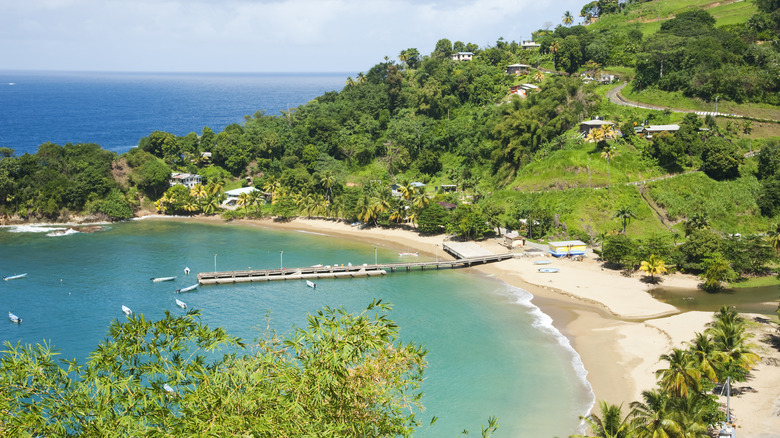 Parlatuvier Bay in Trinidad and Tobago