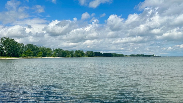 View of Lake Erie from Huron, Ohio