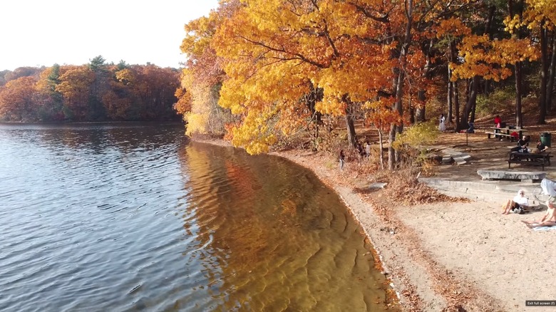 Shannon Beach, Mystic Lakes State Park in Massachusetts