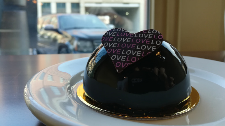 A luxurious European-style chocolate from CH Pâtisserie in Sioux Falls