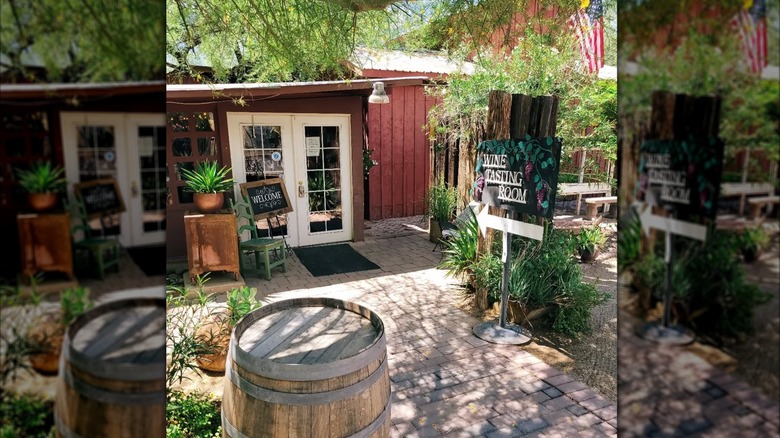 Tasting area at Windmill Winery in Arizona