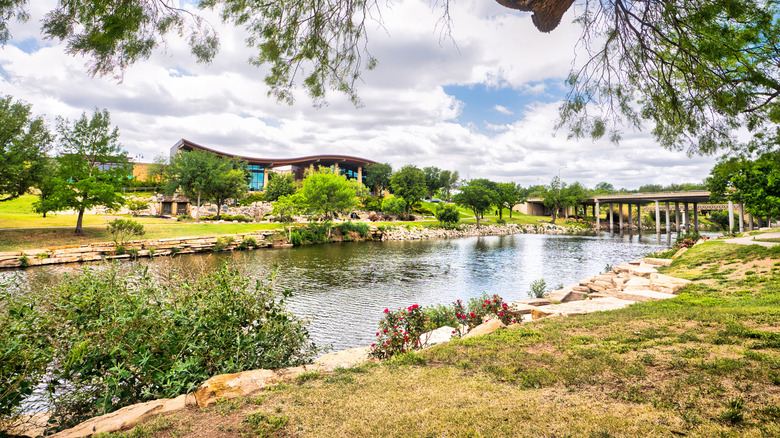 San Angelo's riverside visitor center
