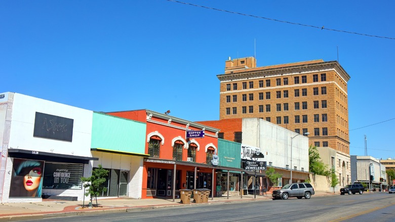 Downtown San Angelo during the day
