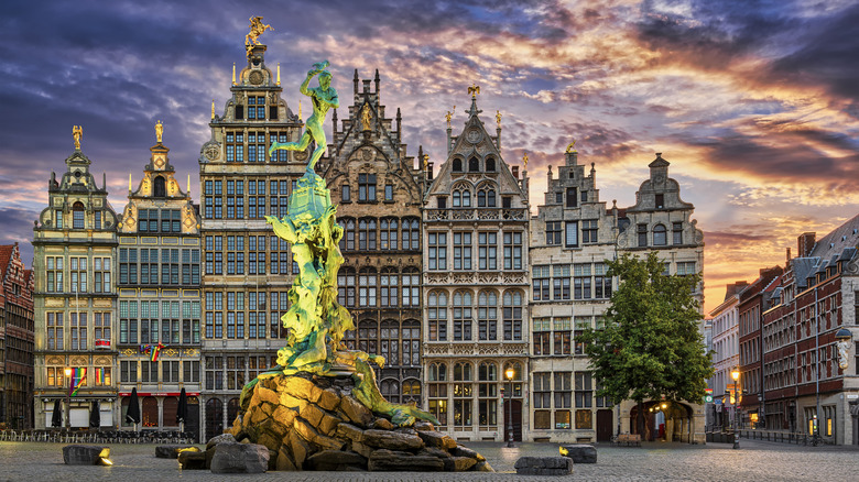 Brabo fountain in Antwerp