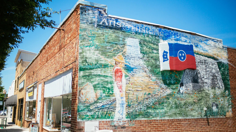 mural on side of building