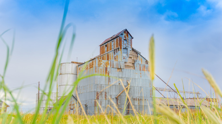 Old barn in Groom, Texas