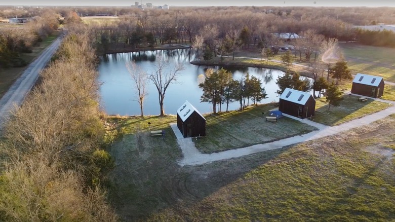 Aerial view of BaseCamp Humboldt