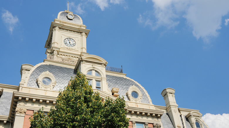 The historic Hamilton County Courthouse in Noblesville, Indiana
