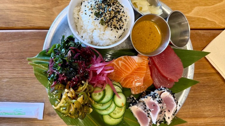 A seafood plate at Chula Seafood