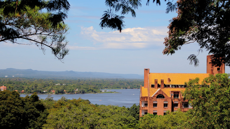 Hotel overlooking Ypacarai Lake