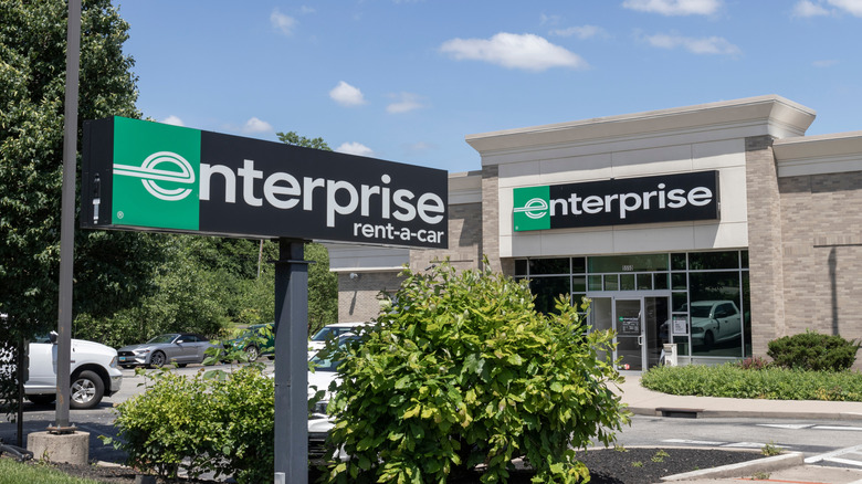 Exterior of Enterprise Rent-A-Car