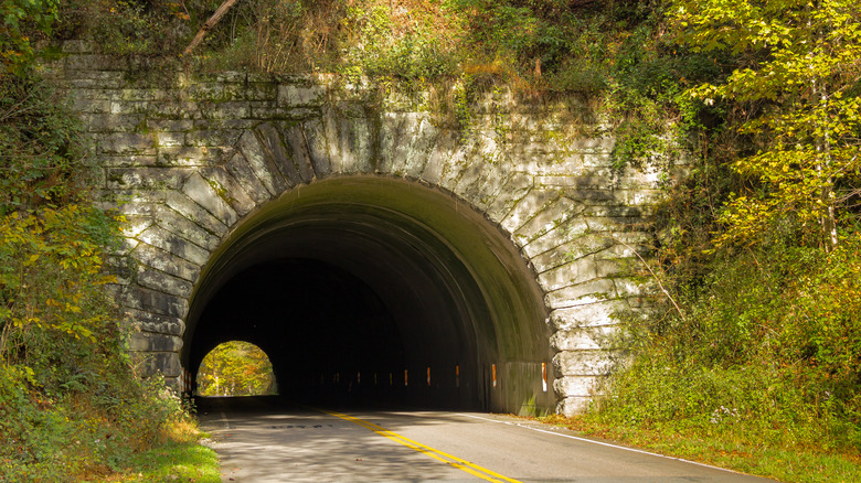 Little Switzerland Tunnel along the Blue Ridge Parkway
