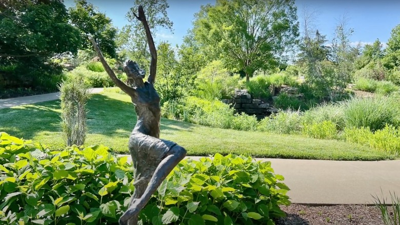 Sculpture at the Overland Park Arboretum and Botanical Gardens