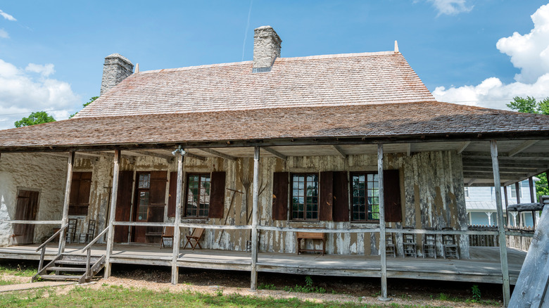 Historic house in Sainte Genevieve, Missouri