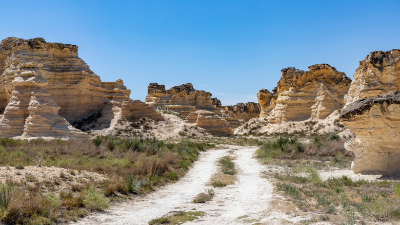 Monument Rocks in Kansas
