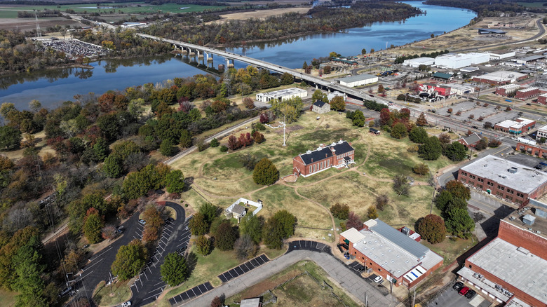 Aerial view of Fort Smith, Arkansas