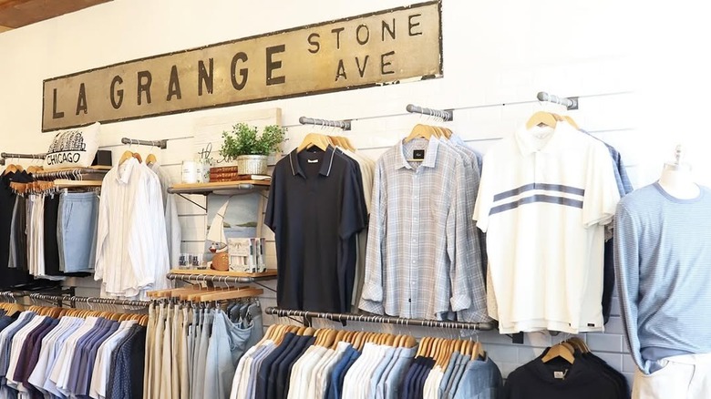 Men's clothing at Four Sons Mercantile