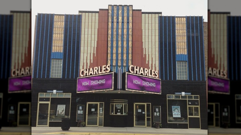 The historic Charles Theatre building