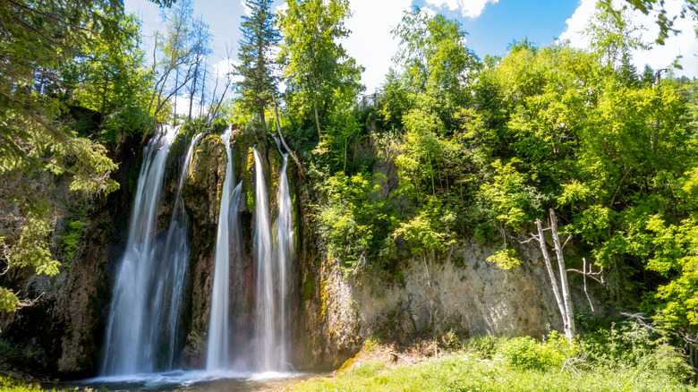 Spearfish Falls in Spearfish Canyon