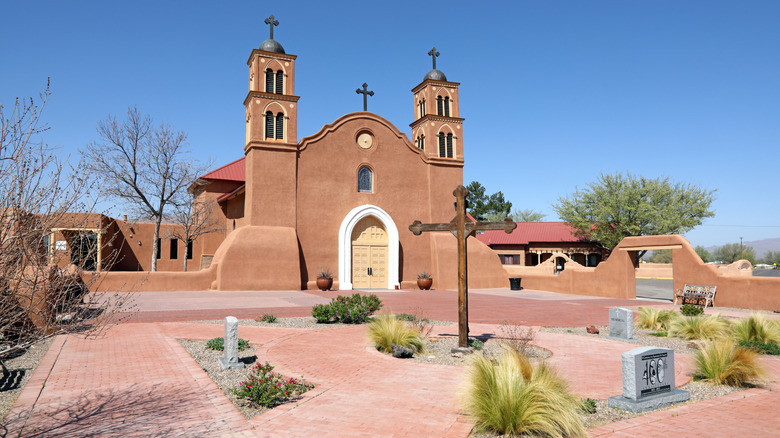 The San Miguel Mission Church in Socorro, N.M., dates to 1598