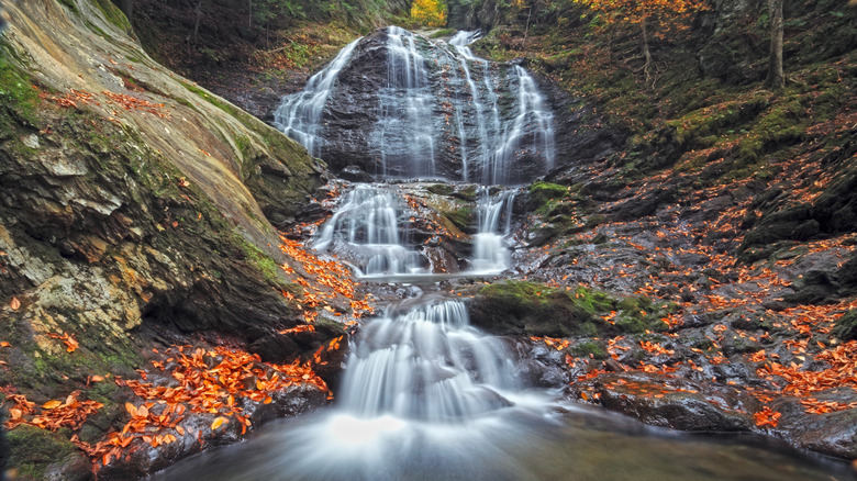 Moss Glen Falls in Stowe, VT