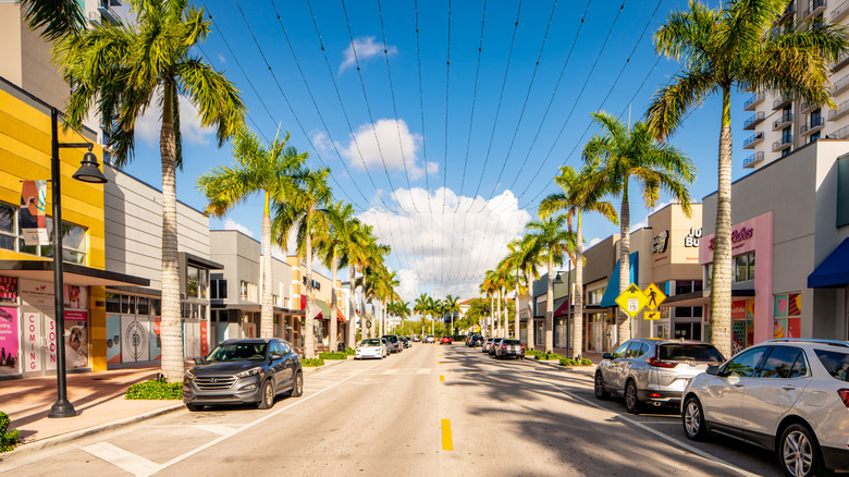 A strip in Downtown Doral