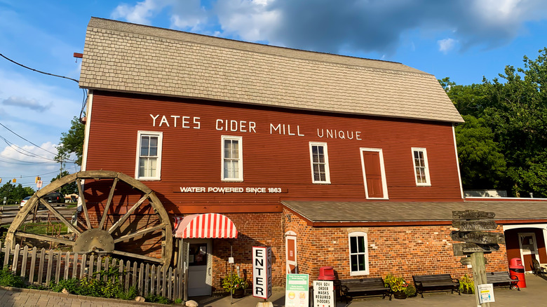 Yates Cider Mill exterior in Rochester, Michigan
