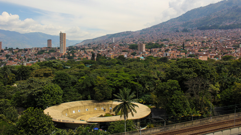 Aerial view of Medellín, Colombia